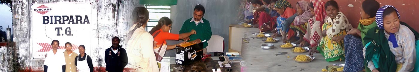 Relief AID to Birpara and Dimdima Tea Gardens